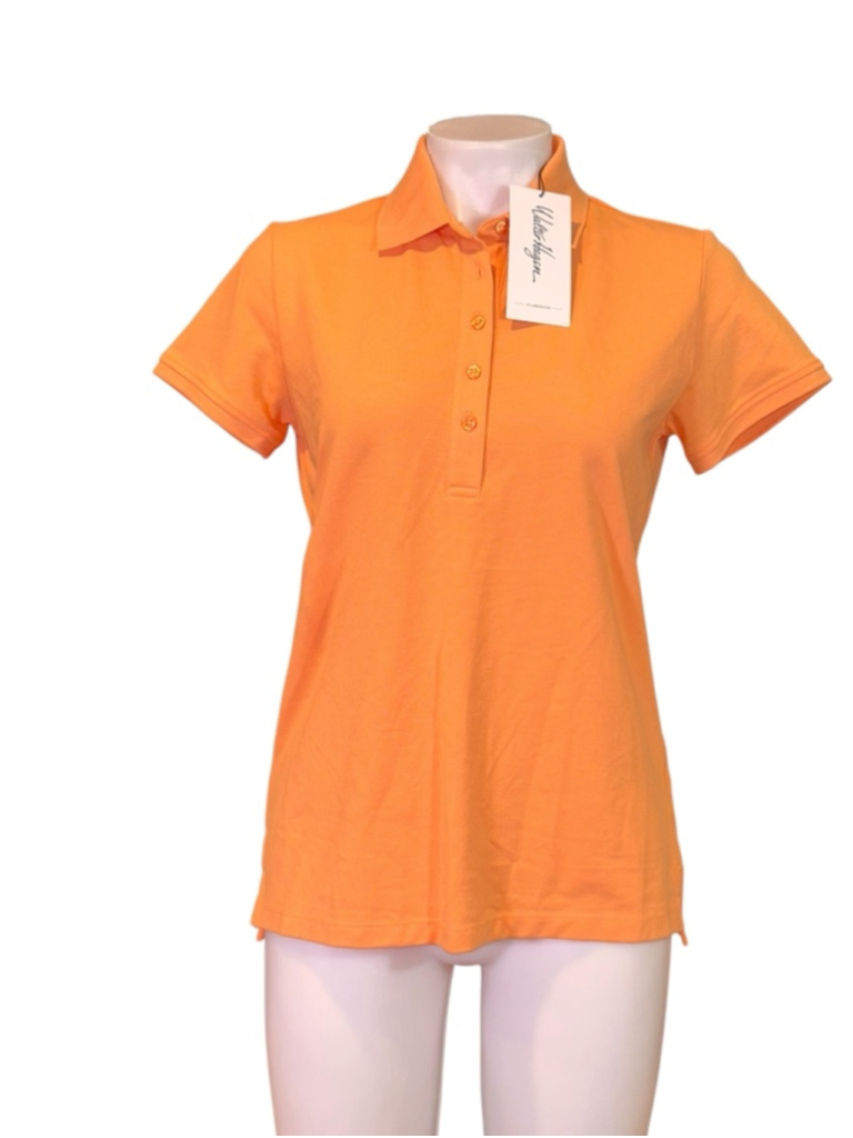 Women's Walter Hagen Polo Shirt Orange Size M